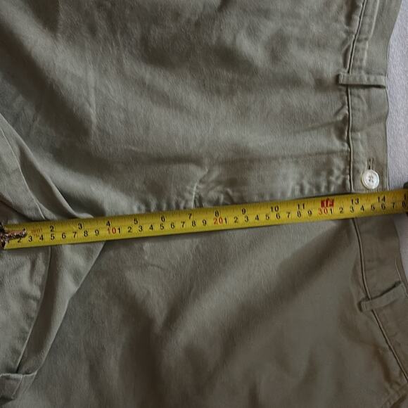 Lauren Ralph Lauren Khaki Chino Shorts 14W School Preppy Plus Unisex Baggy - Picture 7 of 9